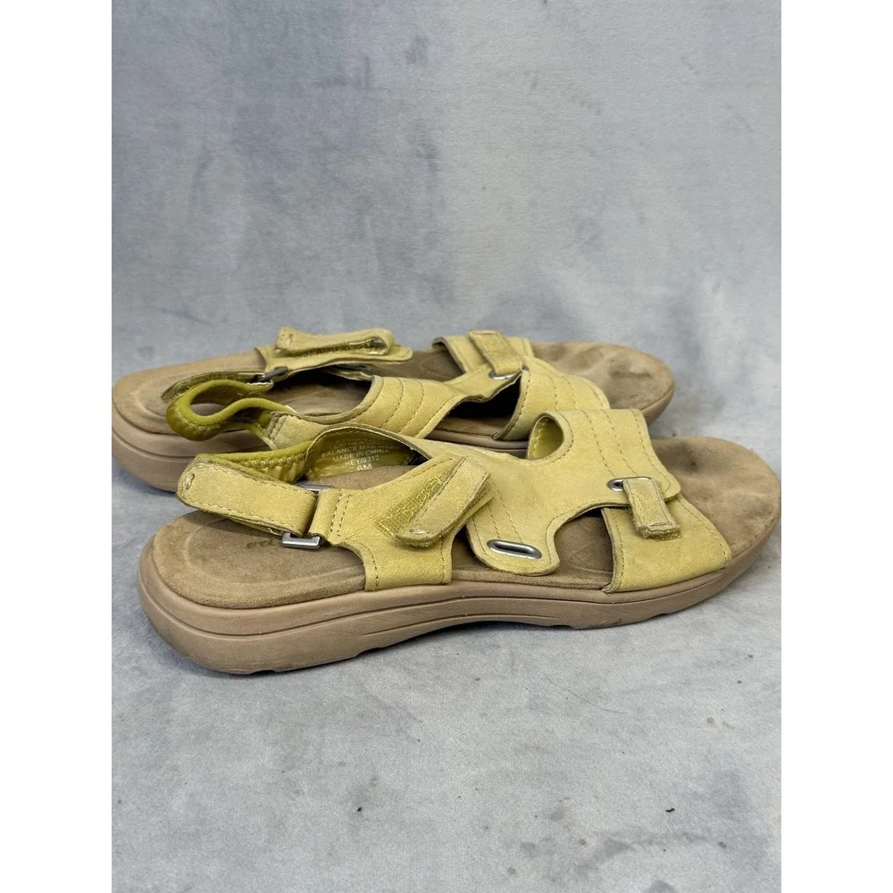 Easy Spirit Shoes Womens Size 6M Leather Sandals Walking Comfort Adjustable‎